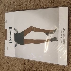 Wolford Size XL Miss W 40 Light Support Tights Nylons New